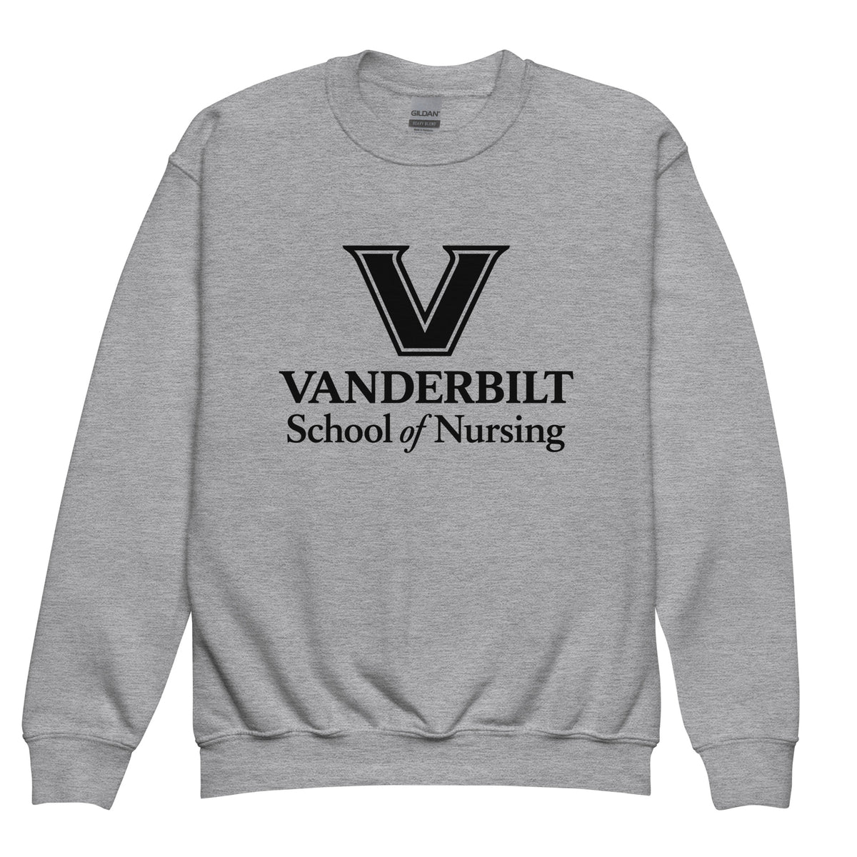 Classic | Youth Sweatshirt | Grand View University Nursing | Crest Logo