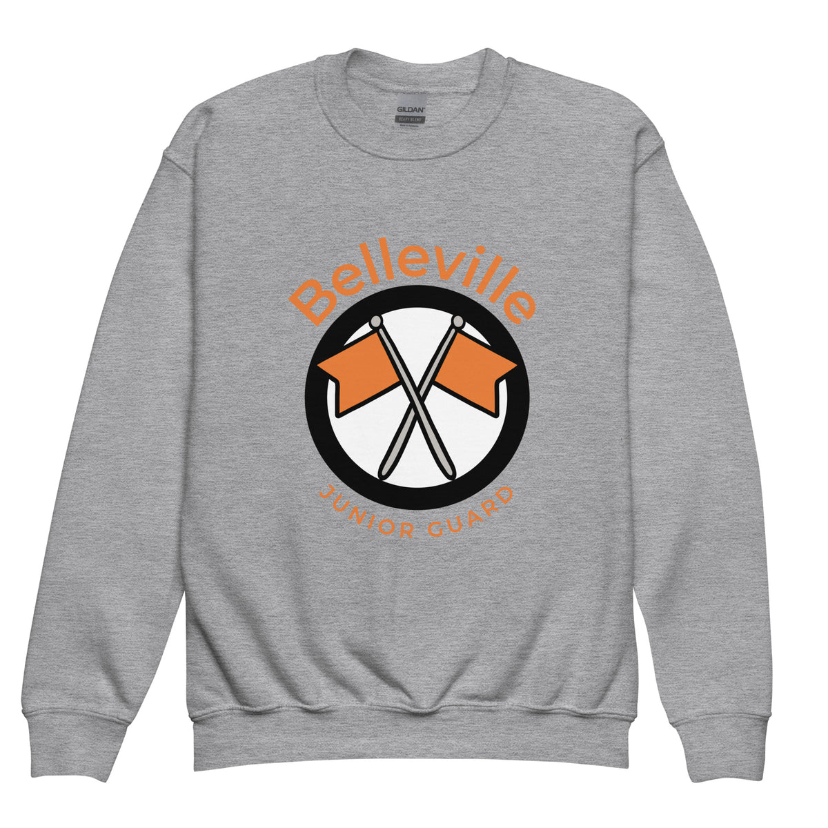 Classic | Youth Sweatshirt | Belleville Community Guard Programs | Crest Logo
