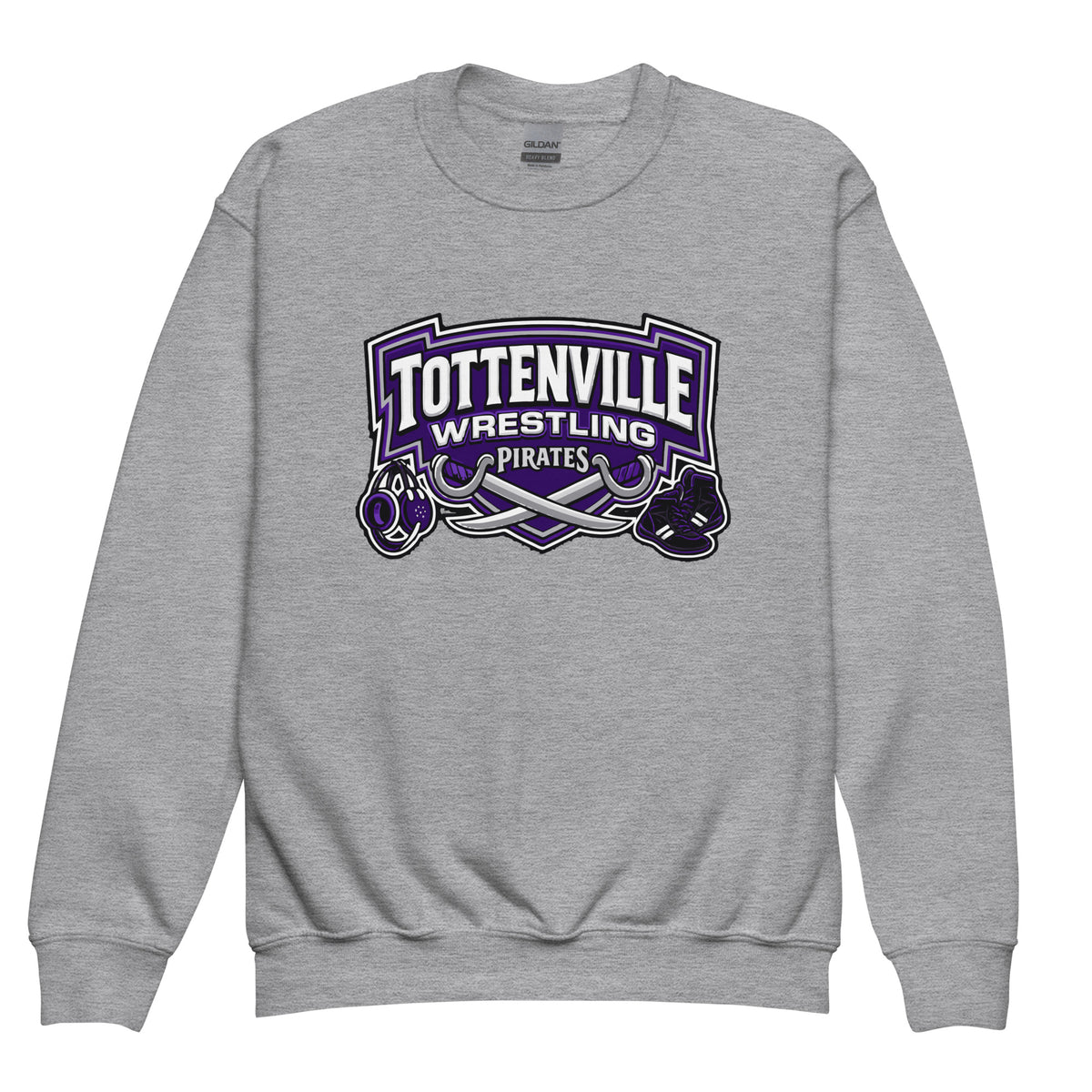 Classic | Youth Sweatshirt | Tottenville wrestling club | Vanguard Logo