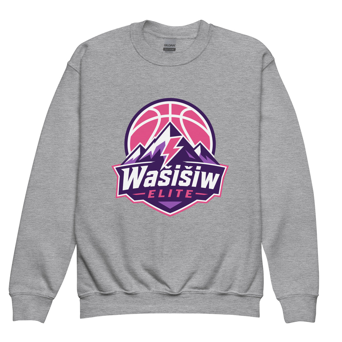 Classic | Youth Sweatshirt | Wašišiw Elite | Emblem Logo