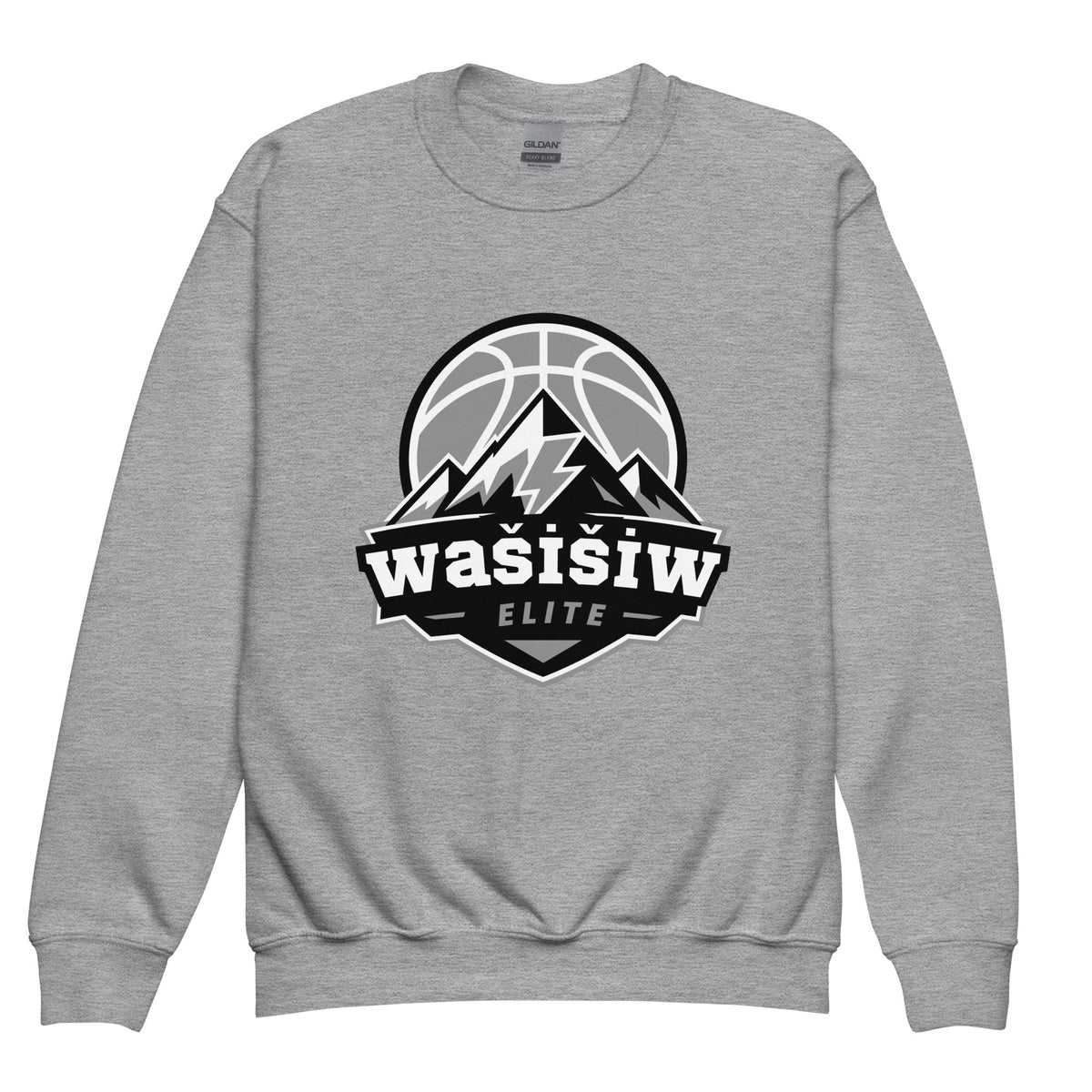 Classic | Youth Sweatshirt | Wašišiw Elite | Shield Logo
