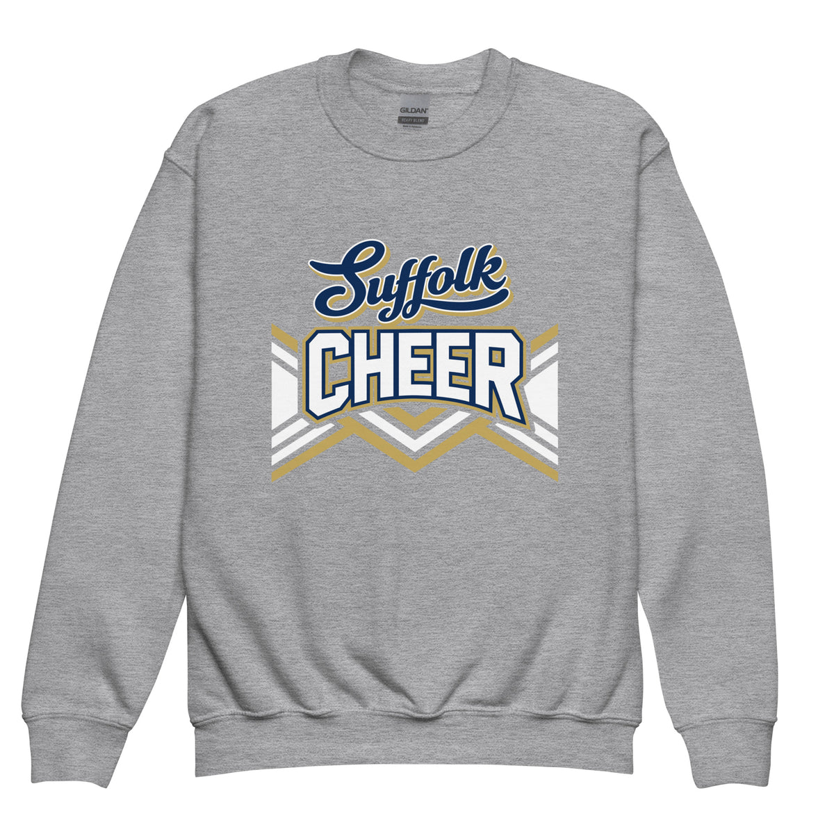 Classic | Youth Sweatshirt | Suffolk University Cheerleading | Vanguard Logo