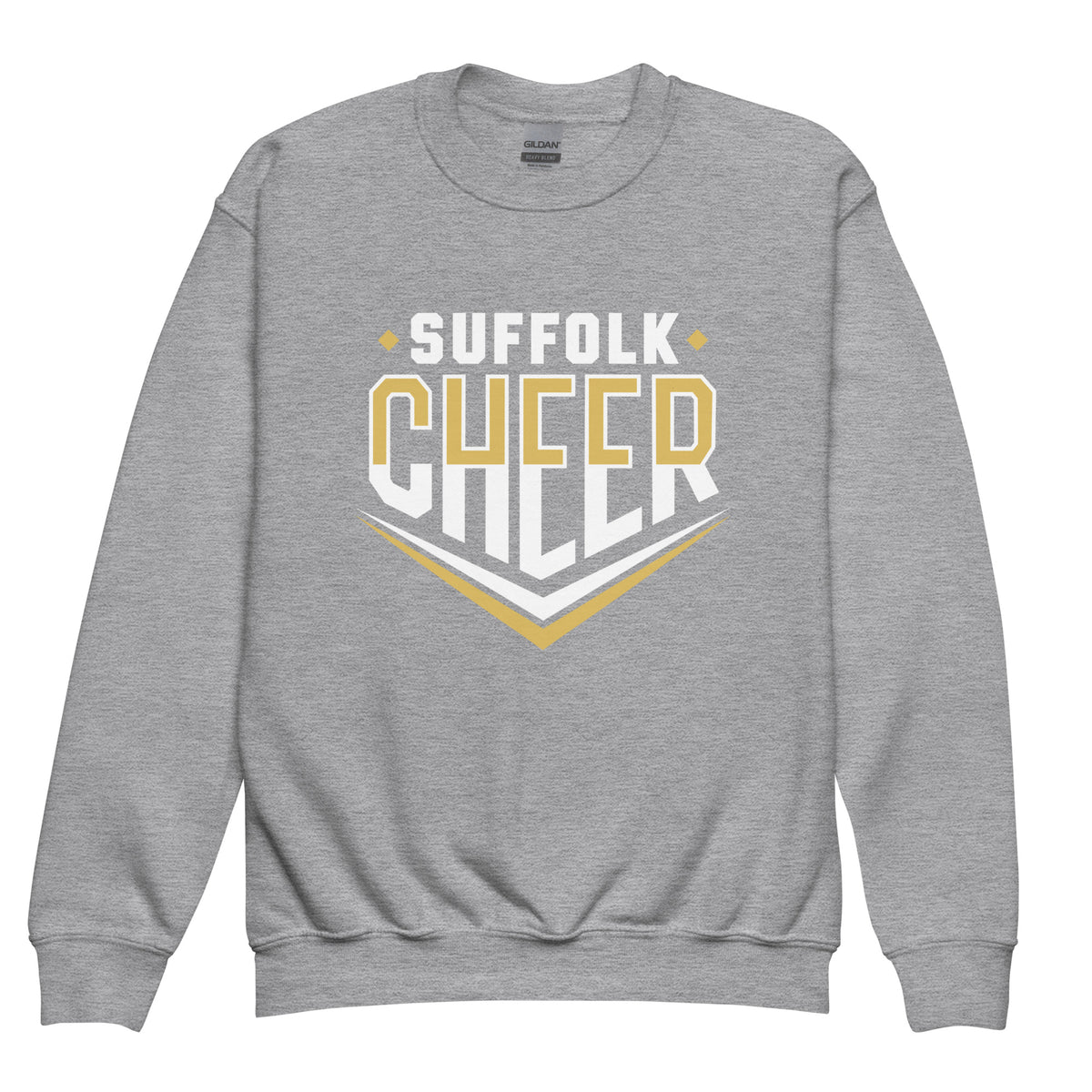 Classic | Youth Sweatshirt | Suffolk University Cheerleading | Emblem Logo