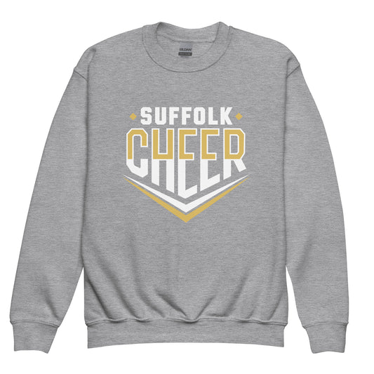 Classic | Youth Sweatshirt | Suffolk University Cheerleading | Emblem Logo