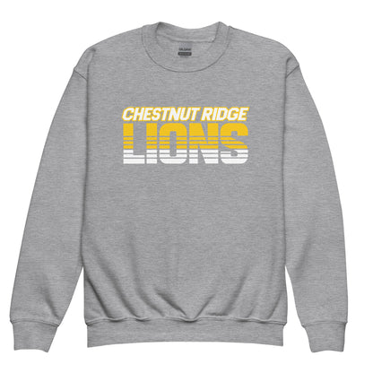 Classic | Youth Sweatshirt | Chestnut Ridge Lions Football | Script Logo