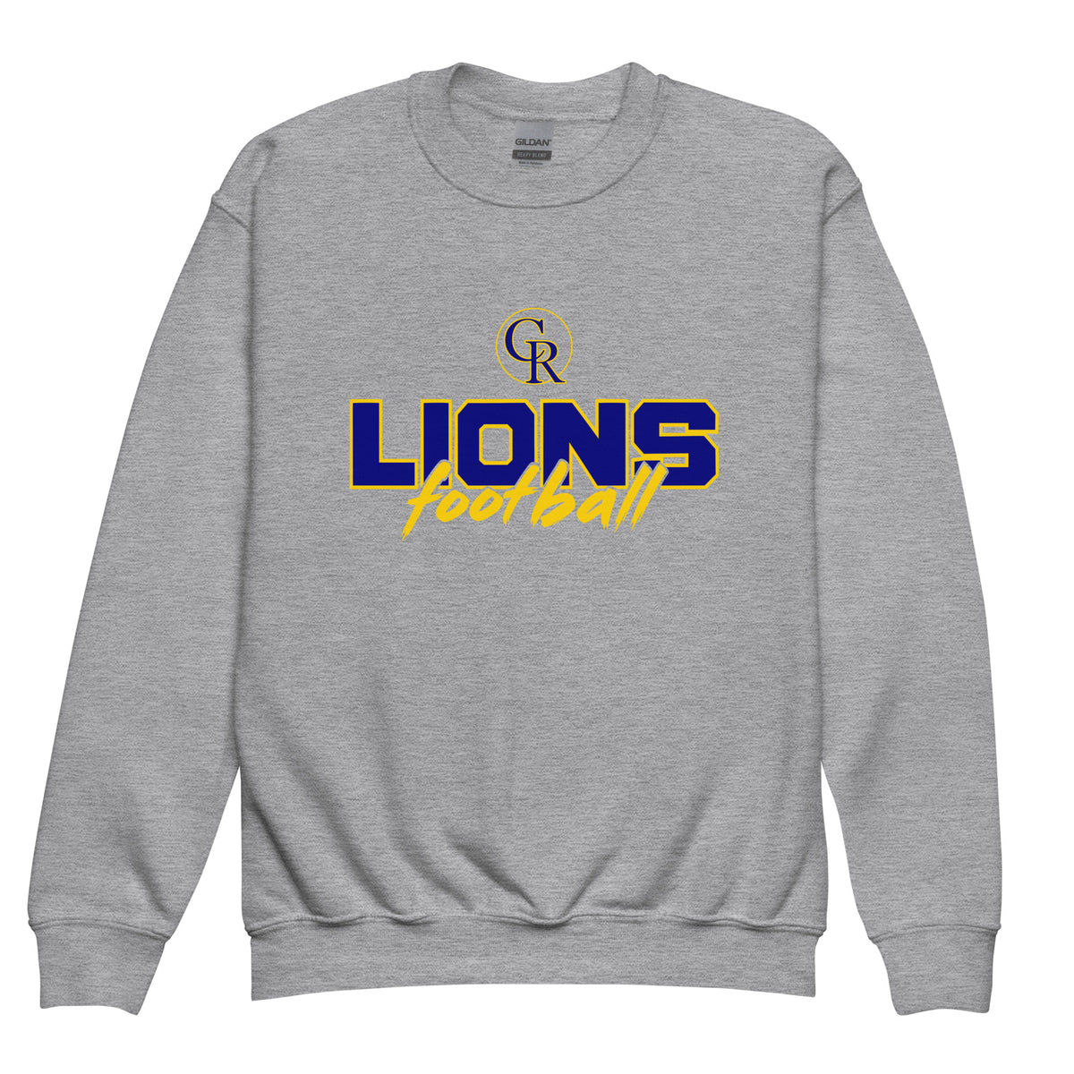 Classic | Youth Sweatshirt | Chestnut Ridge Lions Football | Vanguard Logo