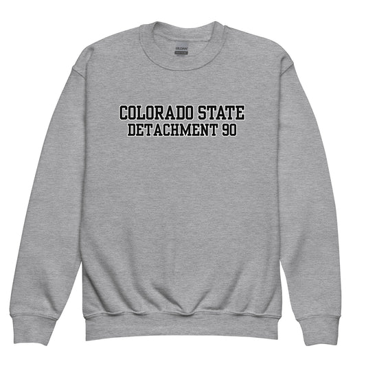 Classic | Youth Sweatshirt | Colorado State Detachment 90 | Modern Script Logo