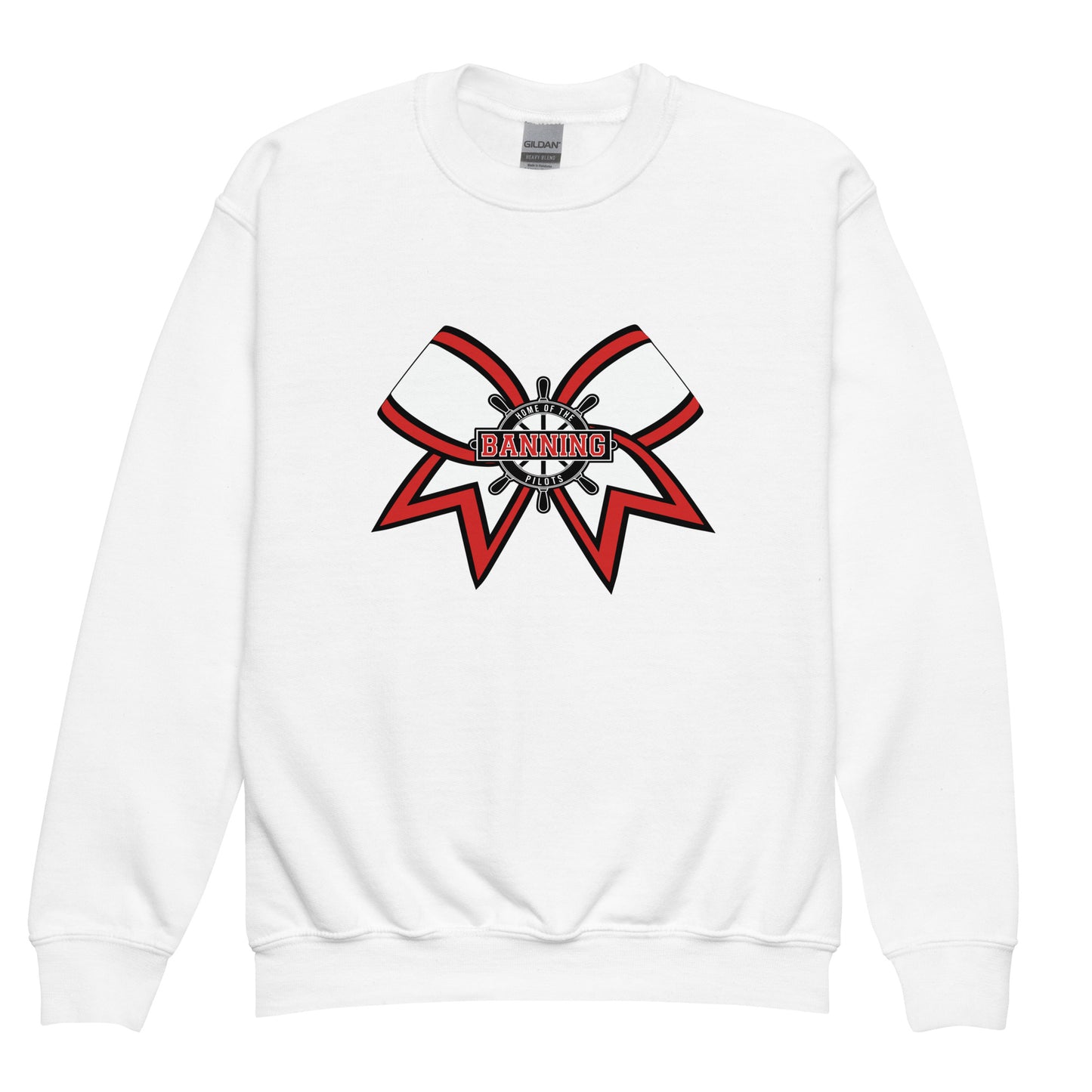 Classic | Youth Sweatshirt | BHS Coed Cheer | Bow Logo
