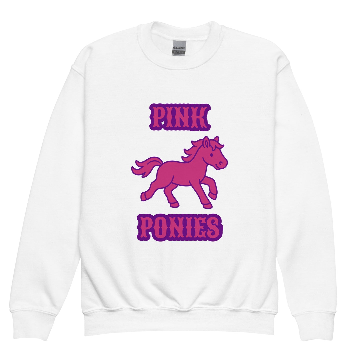 Classic | Youth Sweatshirt | Pink Pony Athletic Club | Emblem Logo