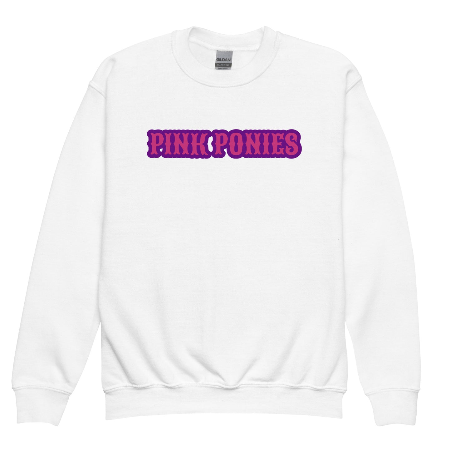 Classic | Youth Sweatshirt | Pink Pony Athletic Club | Script Logo