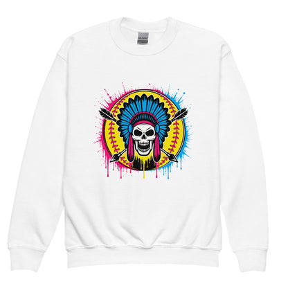 Classic | Youth Sweatshirt | Savage Softball | Emblem Logo