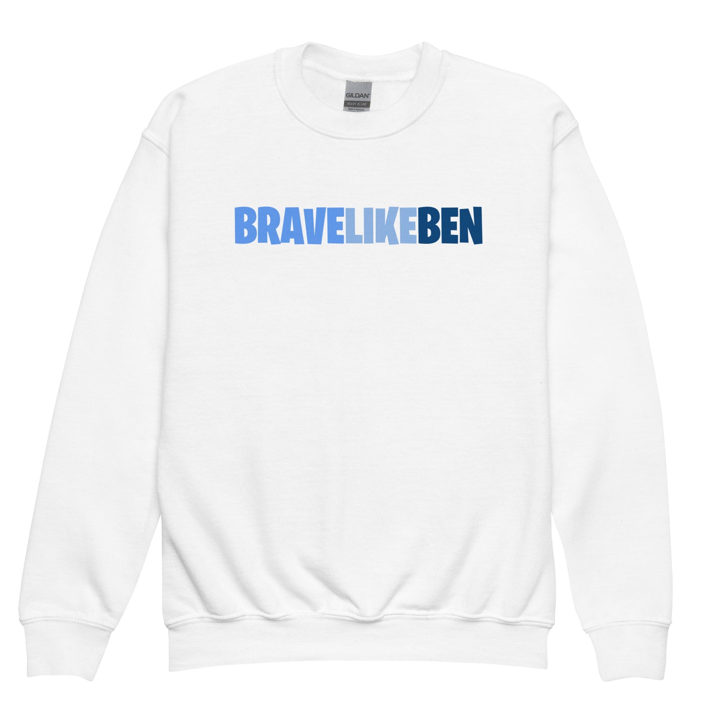 Classic | Youth Sweatshirt | Brave Like Ben | Workmark Logo