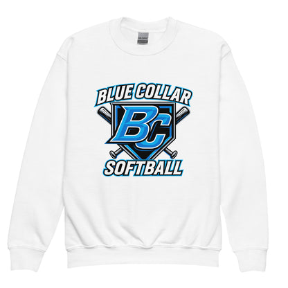 Classic | Youth Sweatshirt | Blue Collar Softball 2034 | Shield Logo