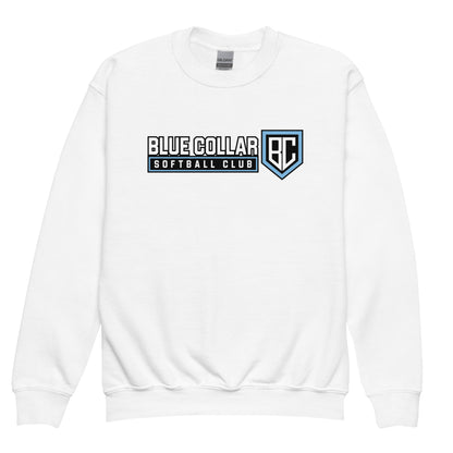 Classic | Youth Sweatshirt | Blue Collar Softball 2034 | Vanguard Logo