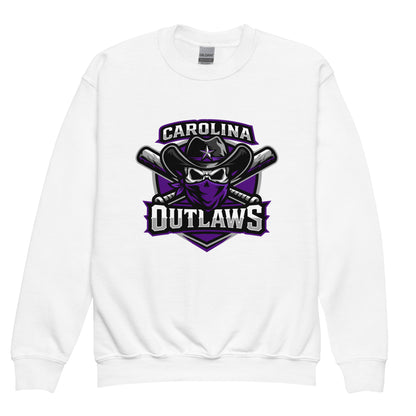 Classic | Youth Sweatshirt | Carolina Outlaws Baseball | Shield Logo