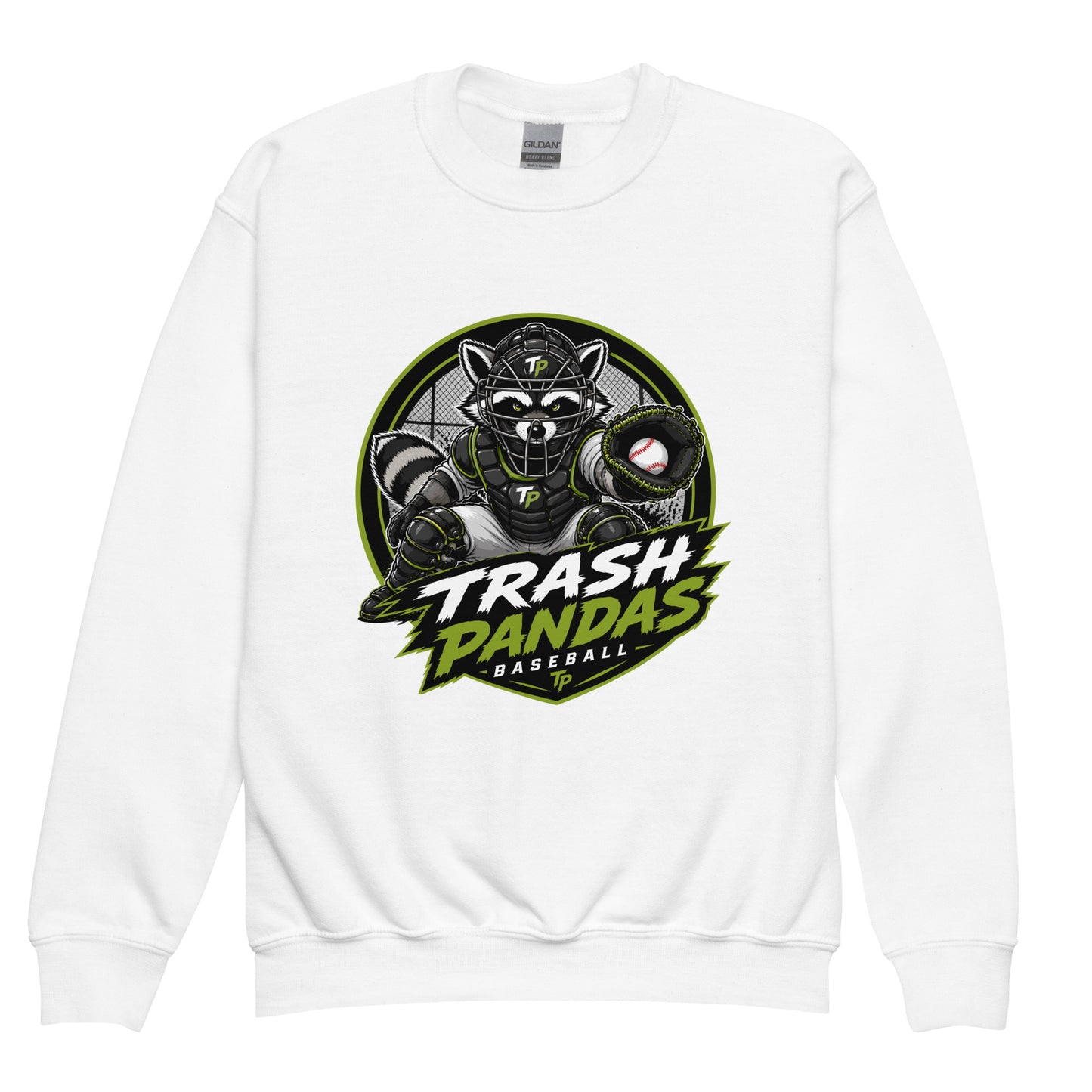 Classic | Youth Sweatshirt | Trash Pandas Baseball Organization | Athletics Logo
