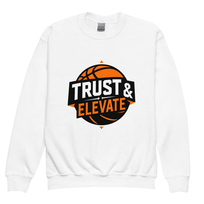 Classic | Youth Sweatshirt | Trust & Elevate | Athletic Logo