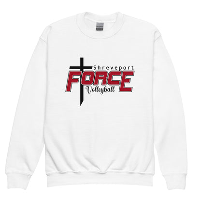 Classic | Youth Sweatshirt | Shreveport Force Volleyball | Crest Logo
