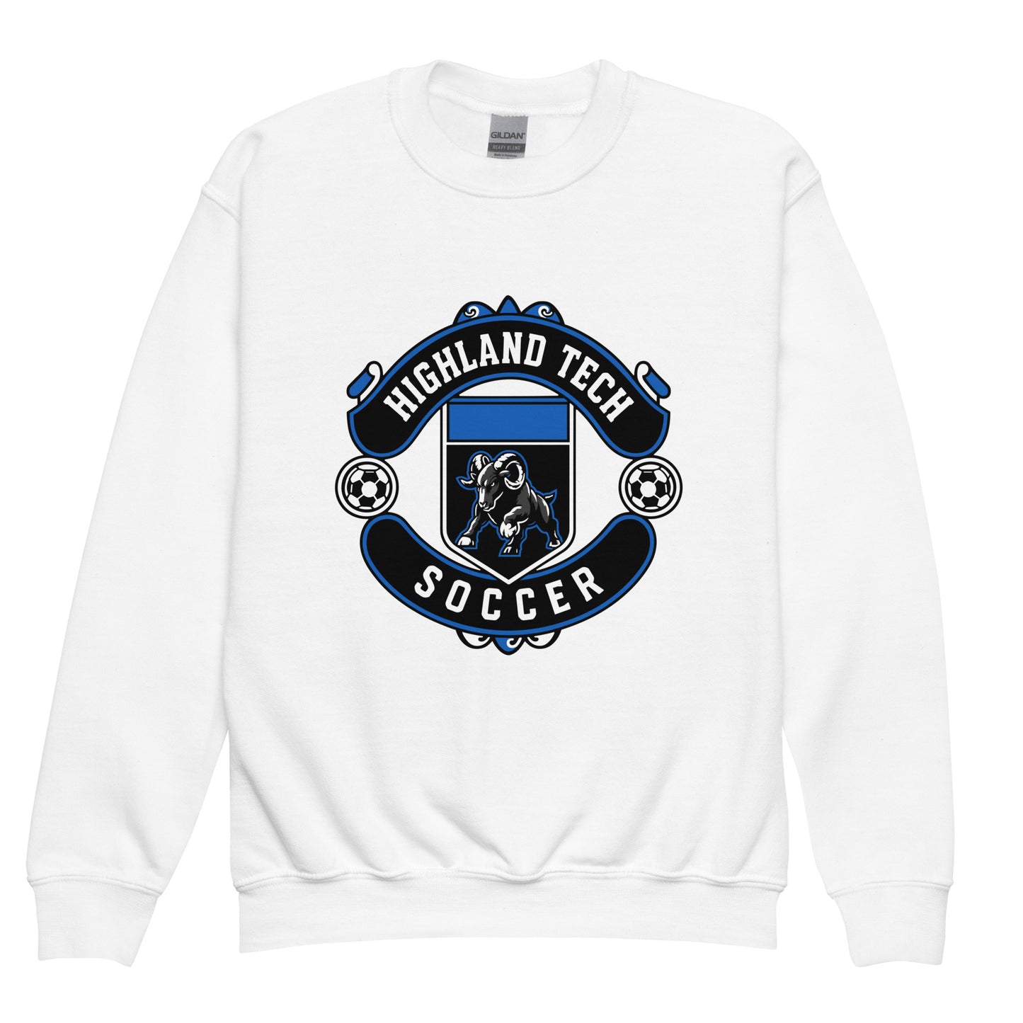 Classic | Youth Sweatshirt | Highland Soccer | Emblem Logo