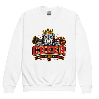 Classic | Youth Sweatshirt | PTE Bulldog Cheer | Crest Logo