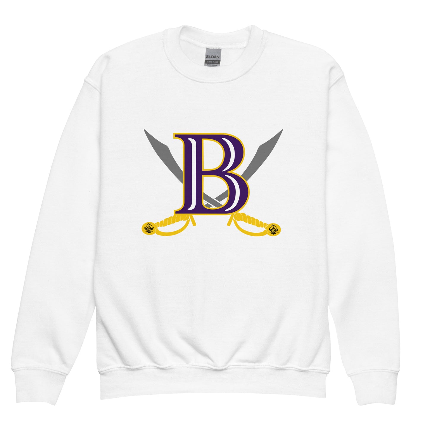 Classic | Youth Sweatshirt | Belton Youth Football Pirates | Vanguard Logo