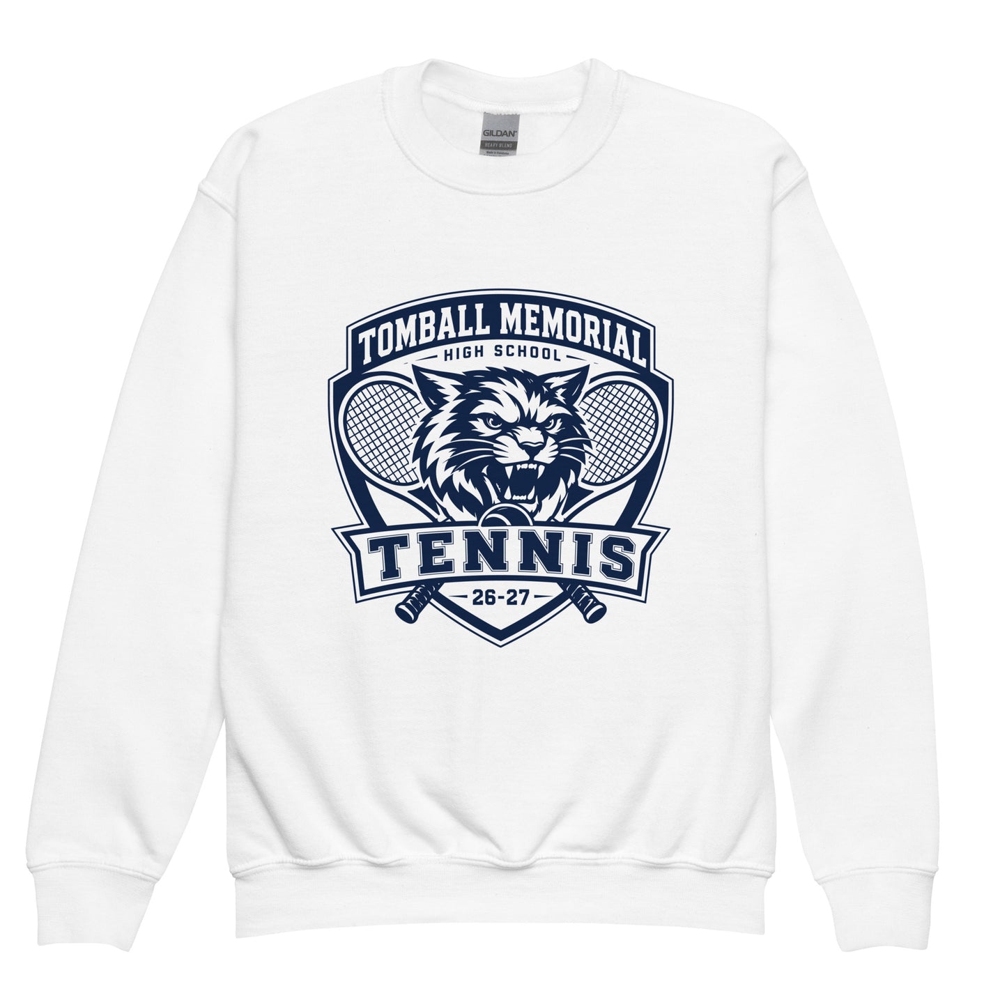 Classic | Youth Sweatshirt | TMHS Tennis | Shield Logo