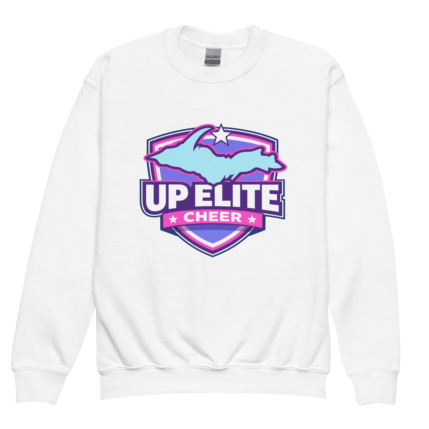 Classic | Youth Sweatshirt | UP Elite Cheer | Shield Logo