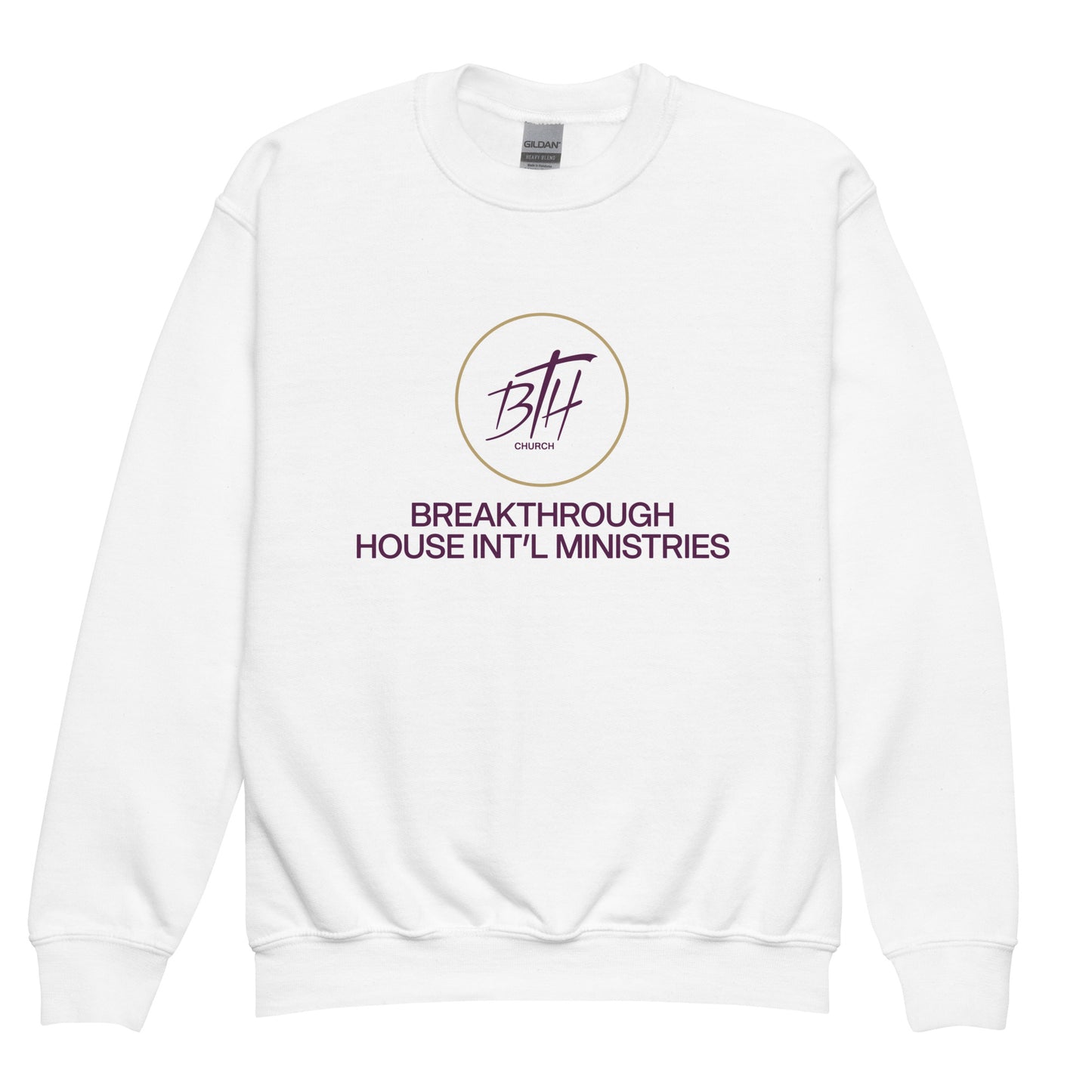 Classic | Youth Sweatshirt | Breakthrough House International Ministries | Crest Logo