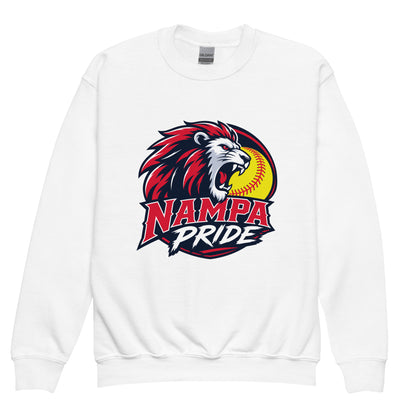 Classic | Youth Sweatshirt | Nampa Pride | Lion Crest Logo