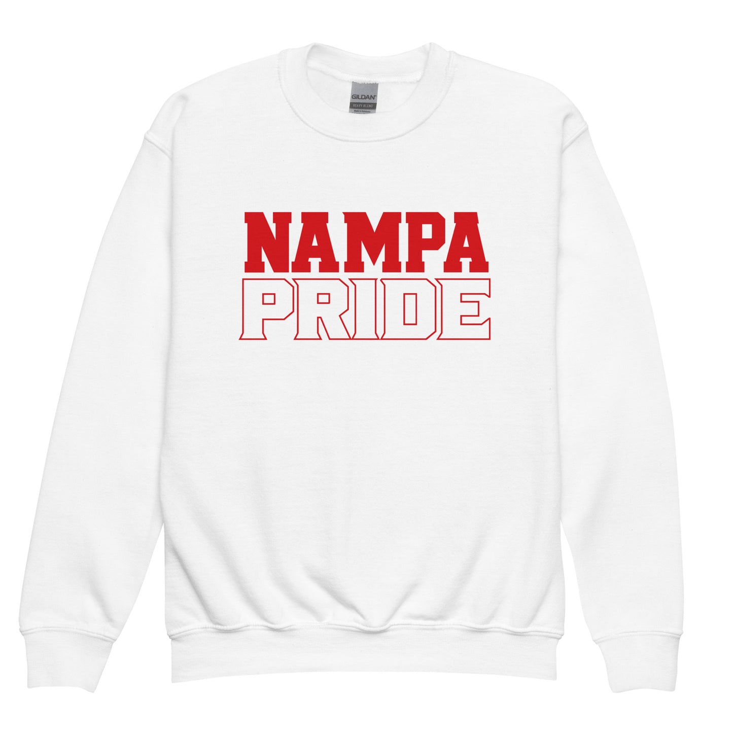 Classic | Youth Sweatshirt | Nampa Pride | Letter Mark Logo