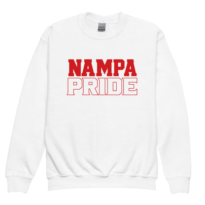 Classic | Youth Sweatshirt | Nampa Pride | Letter Mark Logo