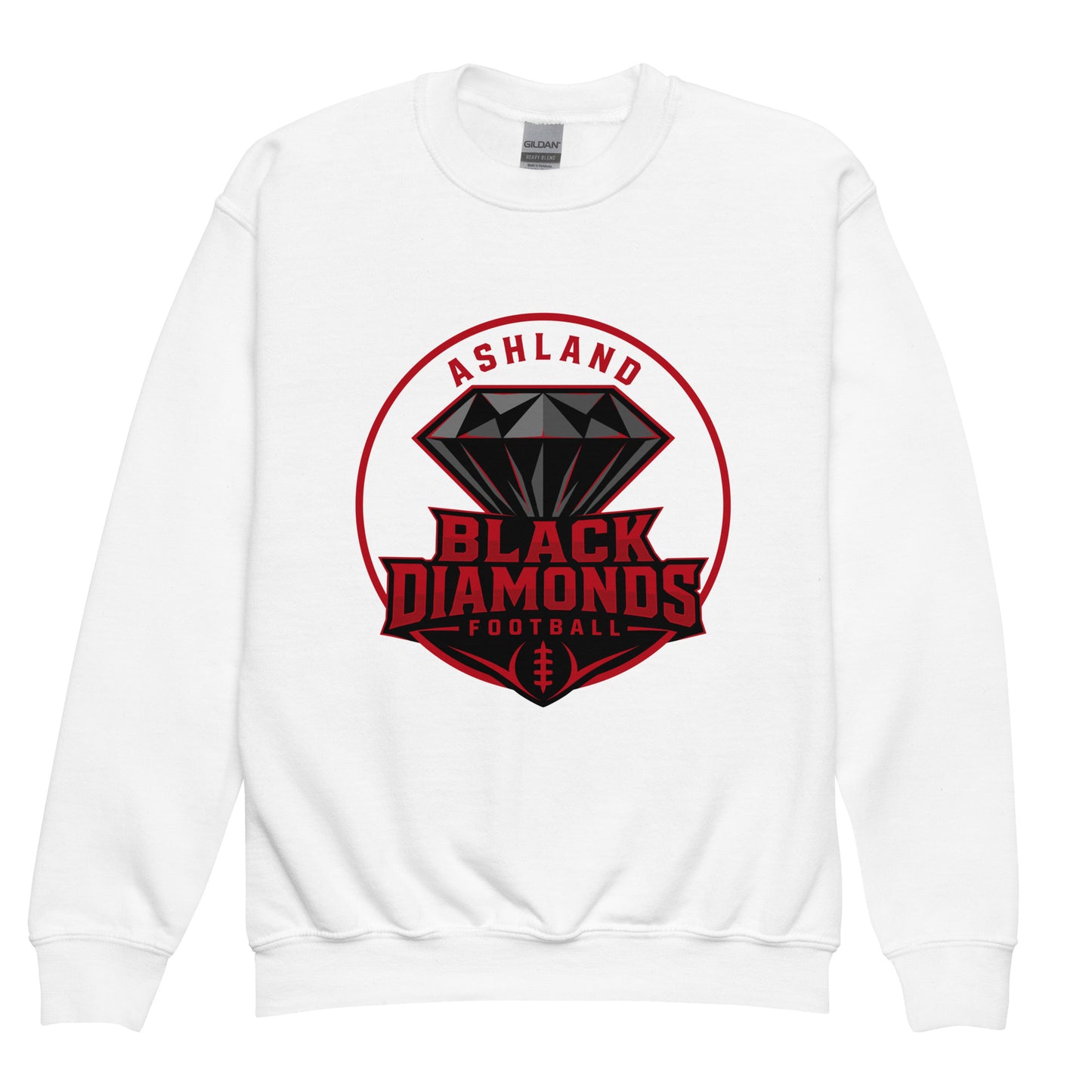 Classic | Youth Sweatshirt | Ashland Black Diamonds | Badge Logo