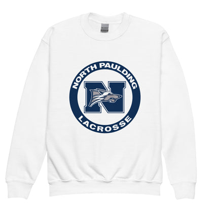 Classic | Youth Sweatshirt | North Paulding Lacrosse | Badge Logo