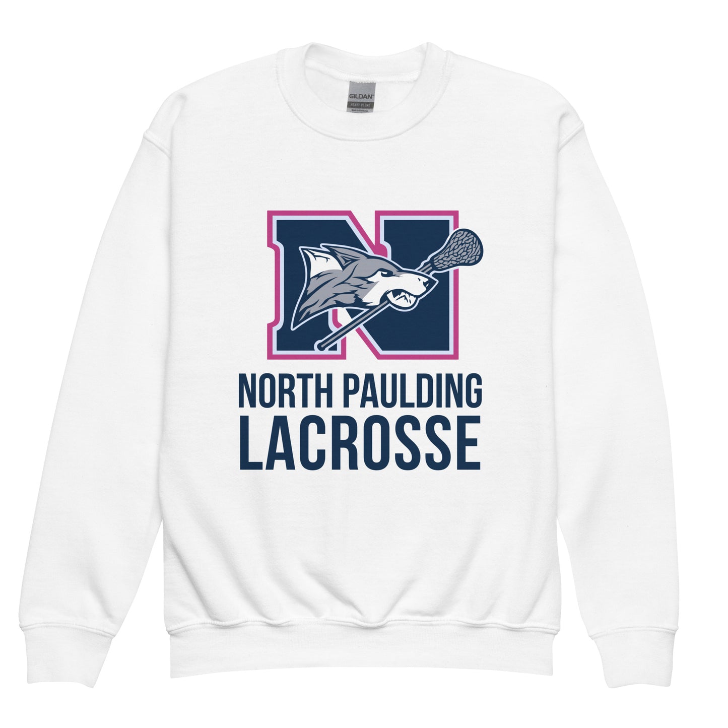 Classic | Youth Sweatshirt | North Paulding Lacrosse | Vanguard Logo