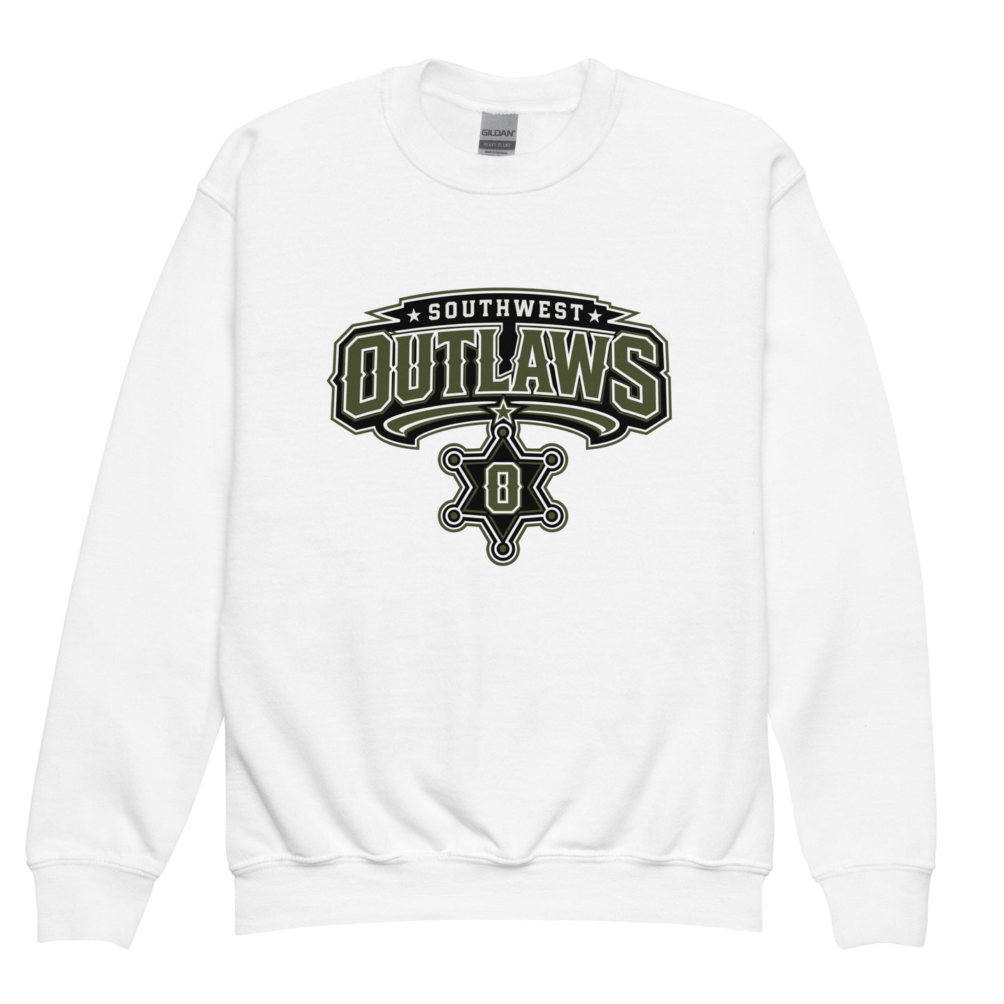 Classic | Youth Sweatshirt | Southwest Outlaws | Frontier Athletics Logo