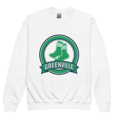 Classic | Youth Sweatshirt | Greenville Sox | Badge Logo