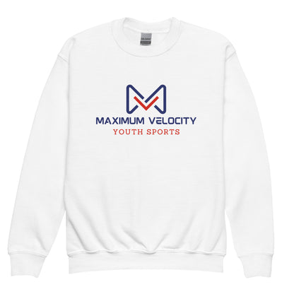 Classic | Youth Sweatshirt | Maximum Velocity Youth Sports | Emblem Logo