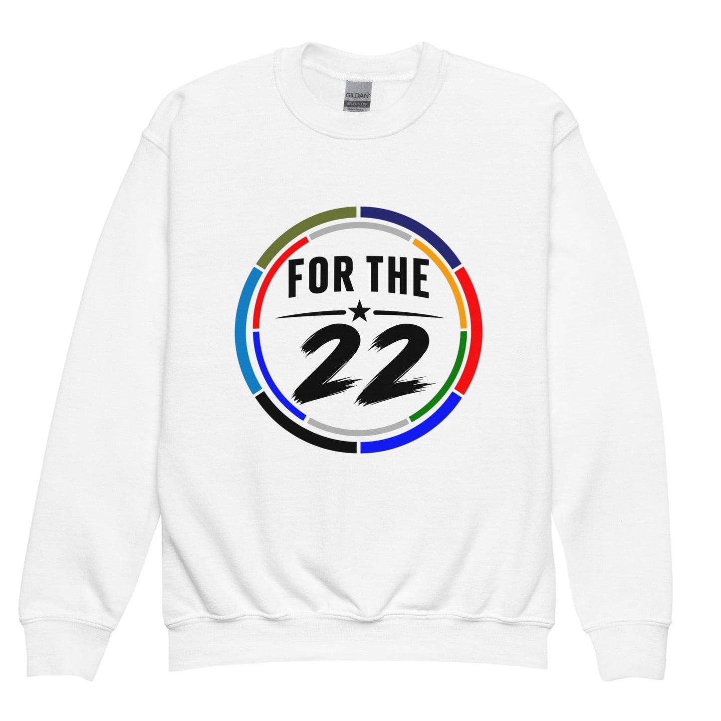 Classic | Youth Sweatshirt | For the 22 | Honor Athletics Logo