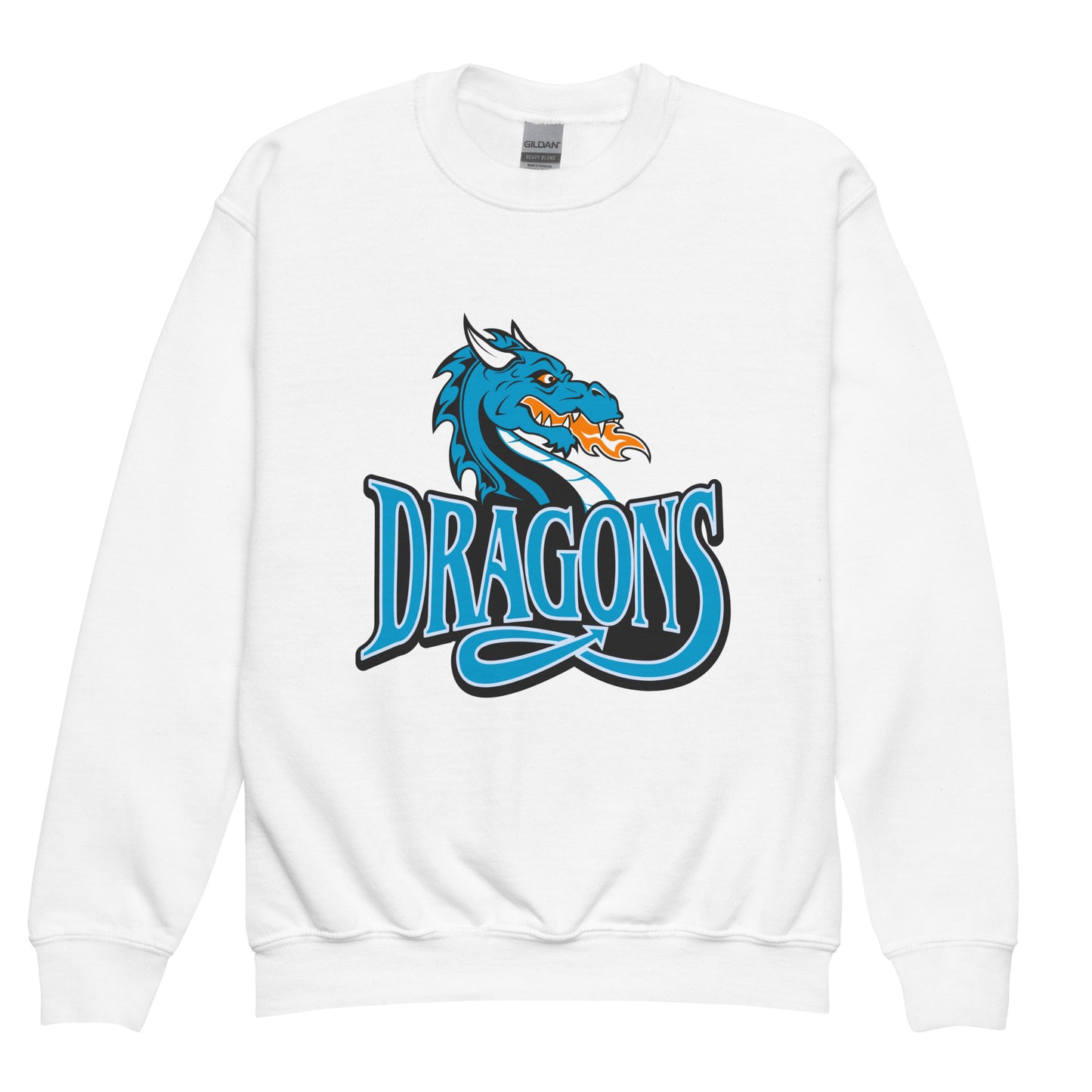 Classic | Youth Sweatshirt | International Studies Middle School Volleyball | Emblem Logo