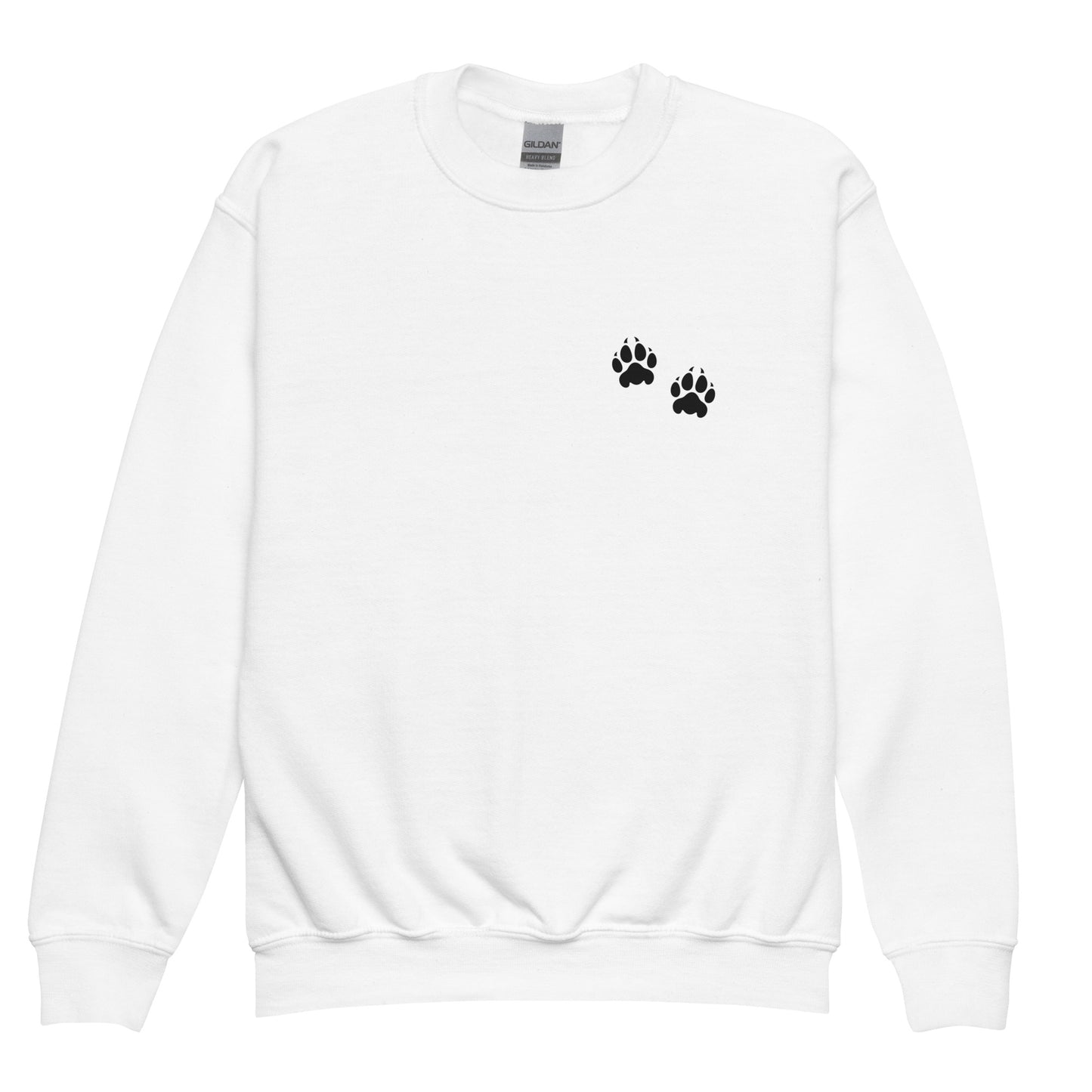Classic | Youth Sweatshirt | Orange Wave Marching Band | Paw Mark Logo