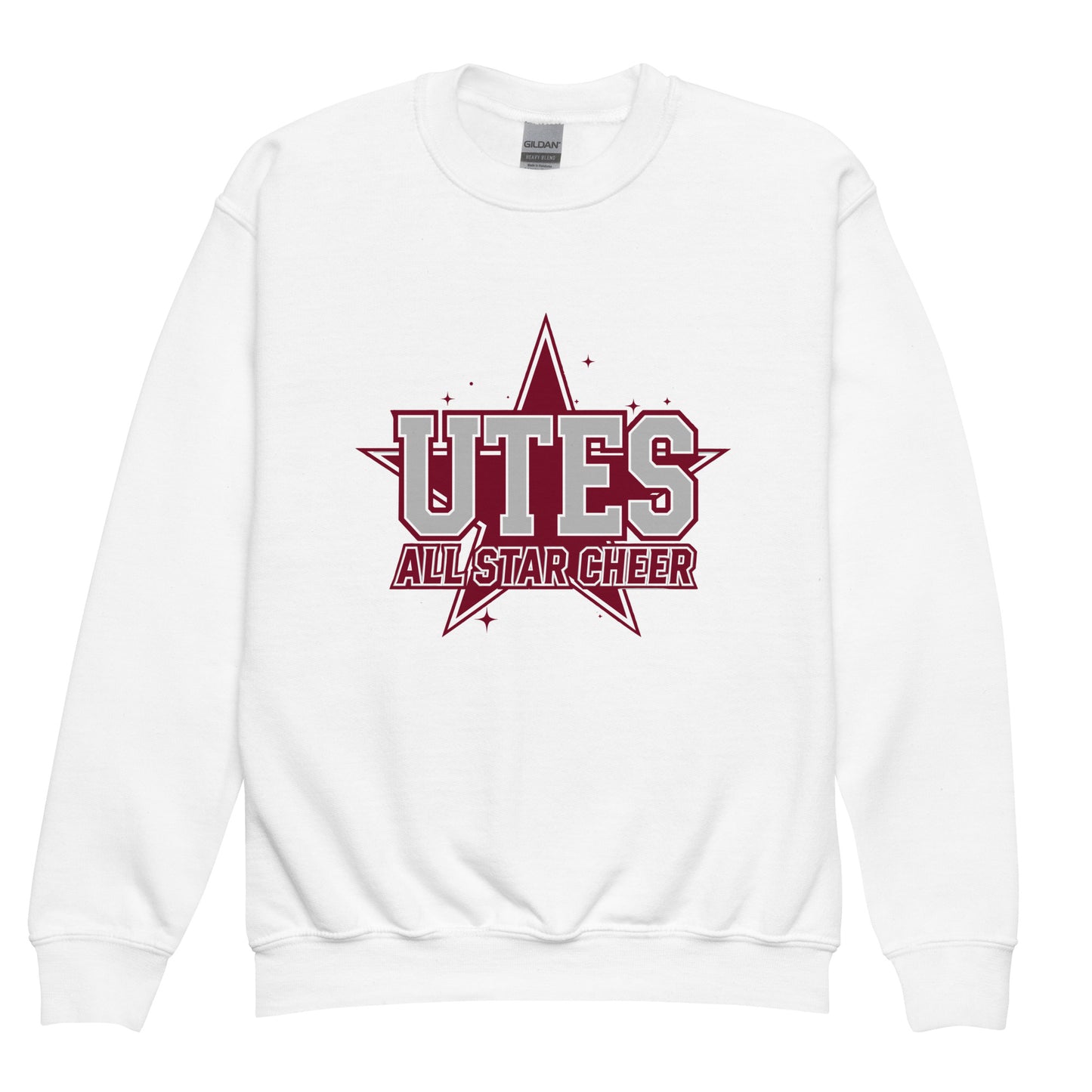Classic | Youth Sweatshirt | Utes Allstar Cheer | Crest Logo
