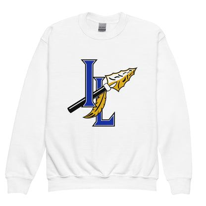 Classic | Youth Sweatshirt | Indian Land Middle School Volleyball | Spear Athletic Logo
