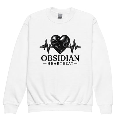 Classic | Youth Sweatshirt | Obsidian Heartbeat | Pulse Athletics Logo