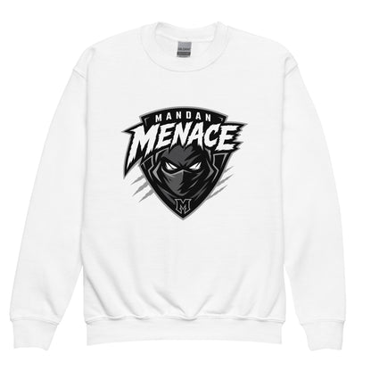 Classic | Youth Sweatshirt | Mandan Menace | Shield Logo