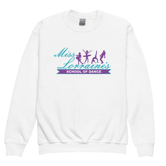 Classic | Youth Sweatshirt | Miss Lorraine’s School of Dance | Crest Logo