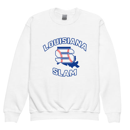 Classic | Youth Sweatshirt | Louisiana Slam Baseball | Emblem Logo