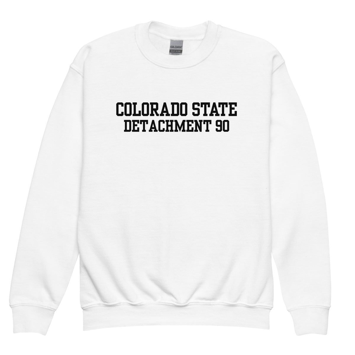 Classic | Youth Sweatshirt | Colorado State Detachment 90 | Modern Script Logo