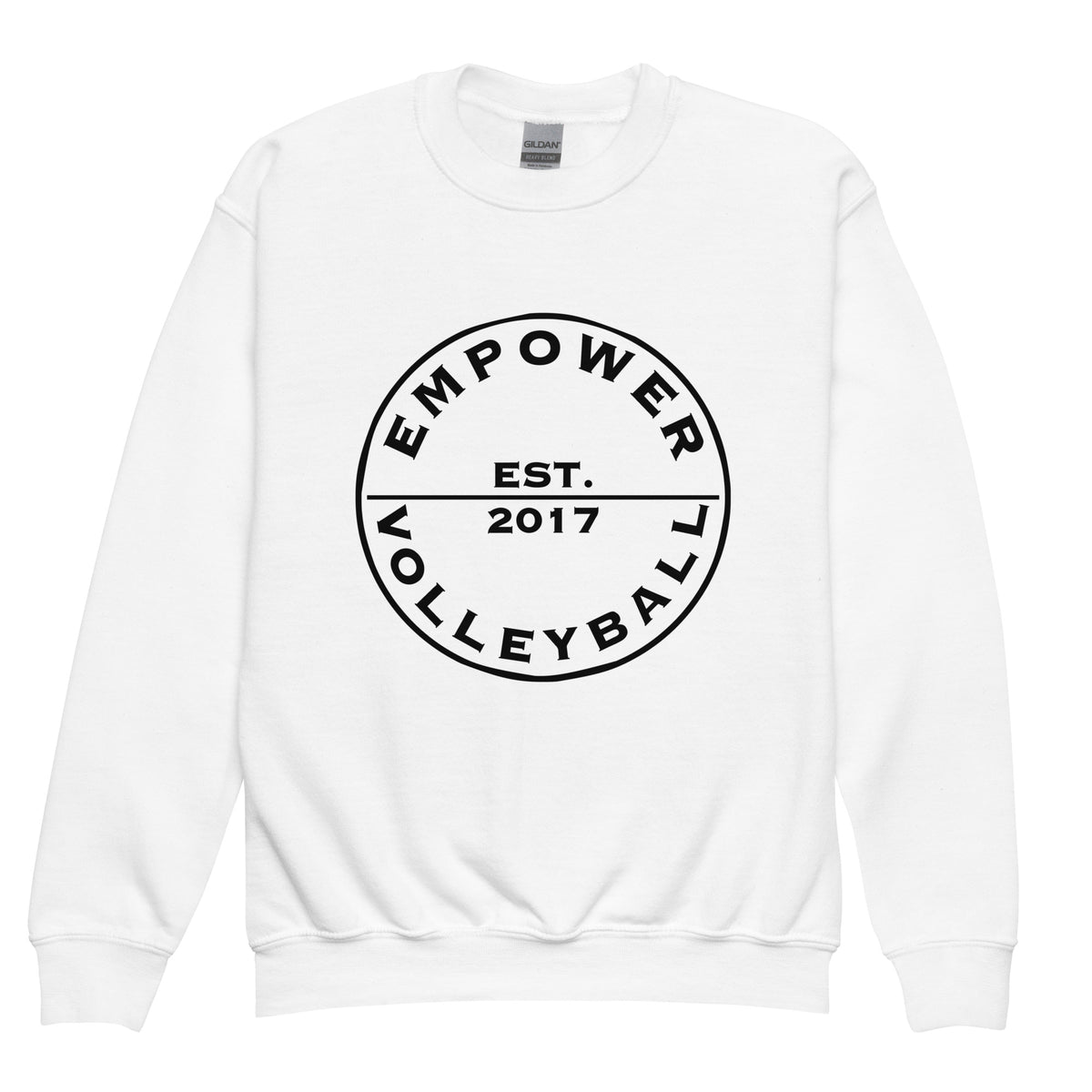 Classic | Youth Sweatshirt | Empower Volleyball Club | Valor Logo