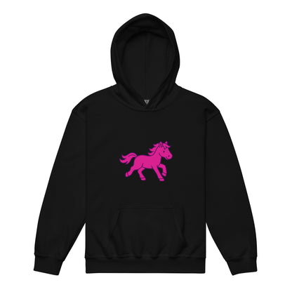 Classic | Youth Hoodie | Pink Pony Athletic Club | Mascot Logo