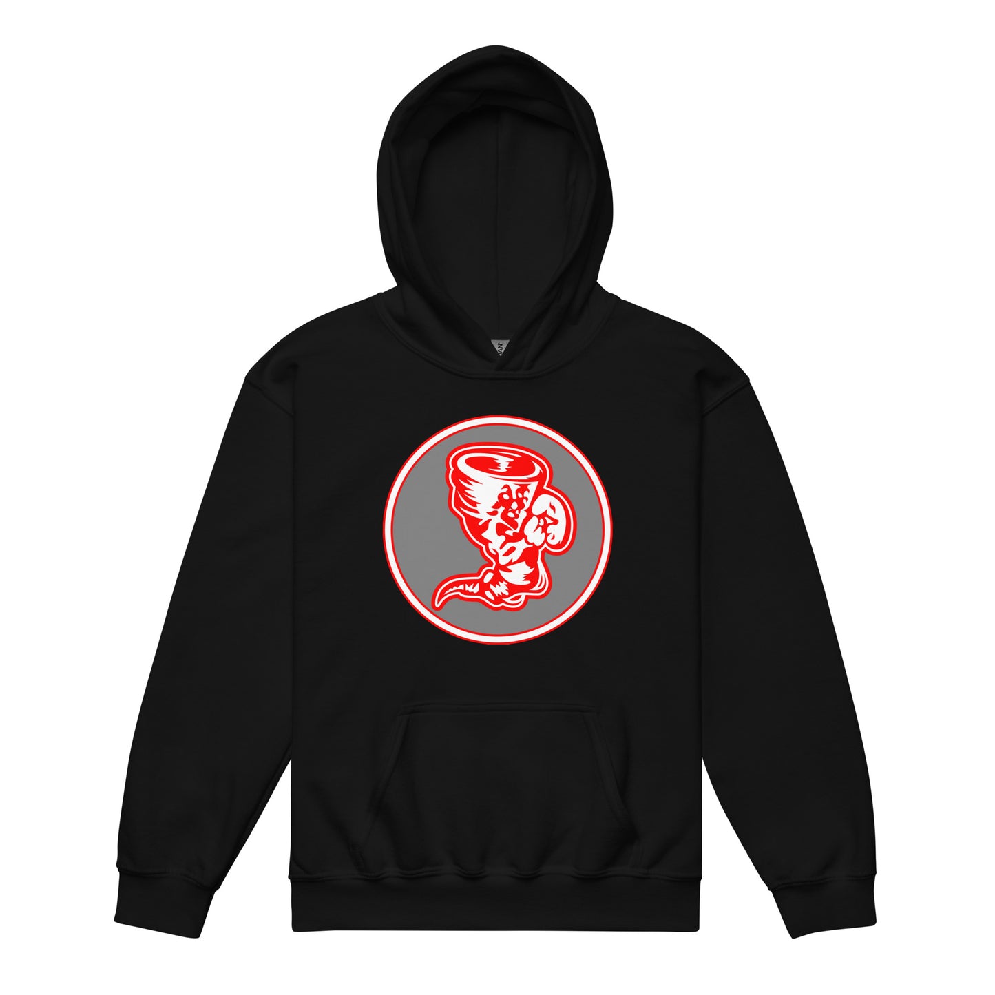 Classic | Youth Hoodie | Bay High Softball | Badge Logo